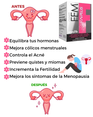 FEM PLUS | Alivio para quistes, miomas y cólicos menstruales