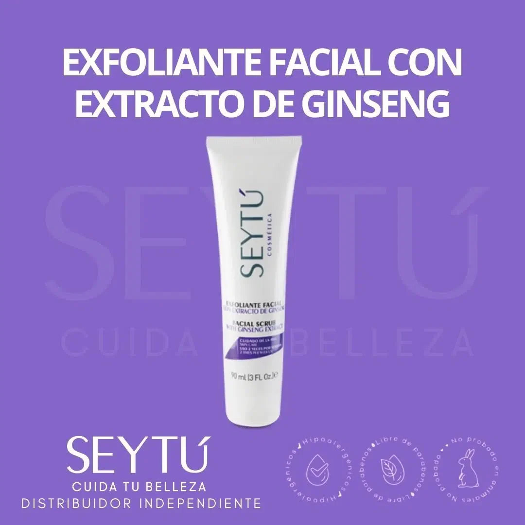 EXFOLIANTE FACIAL CON ESTRACTO DE GINGENG