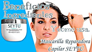 MASCARILLA REPARADORA CAPILAR